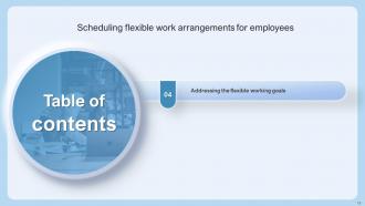 Scheduling Flexible Work Arrangements For Employees Powerpoint Presentation Slides V Downloadable