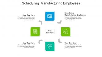 Scheduling manufacturing employees ppt powerpoint presentation layouts cpb