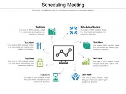 Scheduling meeting ppt powerpoint presentation slides sample cpb