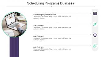 Scheduling Programs Business In Powerpoint And Google Slides Cpb