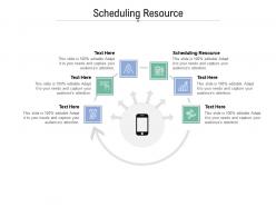 Scheduling resource ppt powerpoint presentation summary format ideas cpb