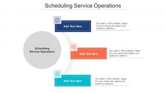 Scheduling Service Operations Ppt Powerpoint Presentation Gallery Visual Aids Cpb