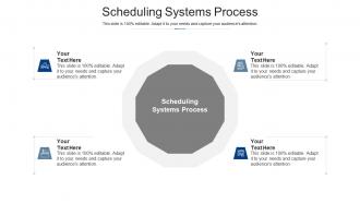 Scheduling systems process ppt powerpoint presentation file microsoft cpb