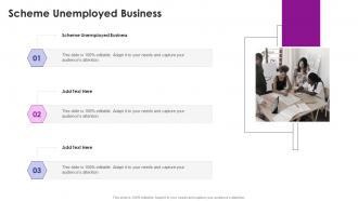 Scheme Unemployed Business In Powerpoint And Google Slides Cpb