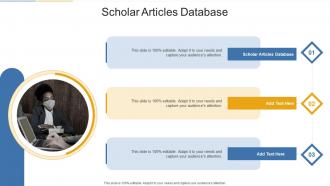 Scholar Articles Database In Powerpoint And Google Slides Cpb