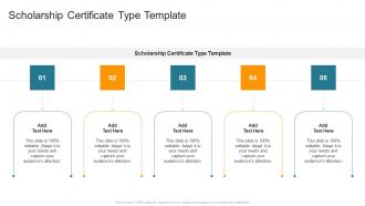 Scholarship Certificate Type Template In Powerpoint And Google Slides Cpb