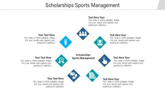 Scholarships sports management ppt powerpoint presentation summary graphics download cpb
