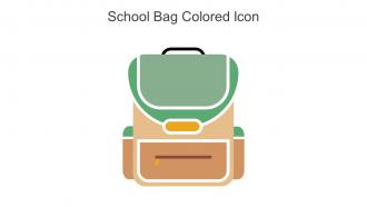 School Bag Colored Icon In Powerpoint Pptx Png And Editable Eps Format