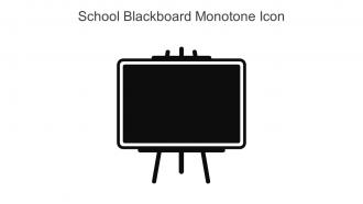 School Blackboard Monotone Icon In Powerpoint Pptx Png And Editable Eps Format