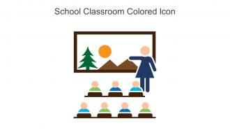 School Classroom Colored Icon In Powerpoint Pptx Png And Editable Eps Format