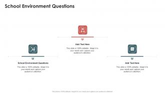 School Environment Questions In Powerpoint And Google Slides Cpb