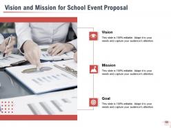 School event proposal powerpoint presentation slides
