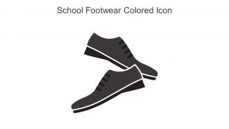 School Footwear Colored Icon In Powerpoint Pptx Png And Editable Eps Format