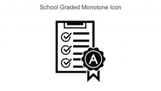School Graded Monotone Icon In Powerpoint Pptx Png And Editable Eps Format