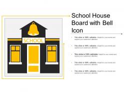 School House Board With Bell Icon