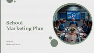School Marketing Plan PPT Summary AT