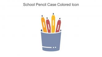 School Pencil Case Colored Icon In Powerpoint Pptx Png And Editable Eps Format