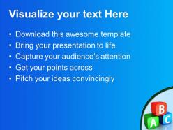 School powerpoint templates abc cubes education business ppt themes