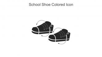 School Shoe Colored Icon In Powerpoint Pptx Png And Editable Eps Format