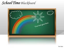 School time blackboard ppt 2