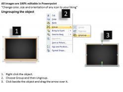 53231804 style variety 3 blackboard 1 piece powerpoint presentation diagram infographic slide