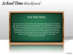 School time blackboard ppt 4