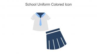 School Uniform Colored Icon In Powerpoint Pptx Png And Editable Eps Format