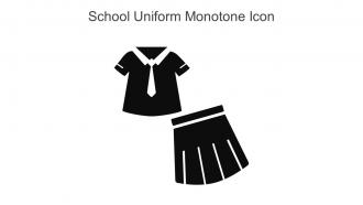 School Uniform Monotone Icon In Powerpoint Pptx Png And Editable Eps Format