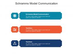 Schramms model communication ppt powerpoint presentation styles smartart cpb