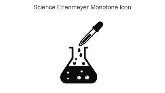Science Erlenmeyer Monotone Icon In Powerpoint Pptx Png And Editable Eps Format