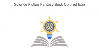 Science Fiction Fantasy Book Colored Icon In Powerpoint Pptx Png And Editable Eps Format