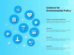 Science for environmental policy ppt powerpoint presentation file graphics download