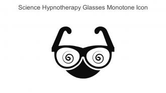 Science Hypnotherapy Glasses Monotone Icon In Powerpoint Pptx Png And Editable Eps Format
