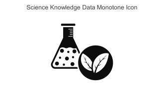 Science Knowledge Data Monotone Icon In Powerpoint Pptx Png And Editable Eps Format