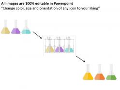 Scientific data manipulation diagram flat powerpoint design
