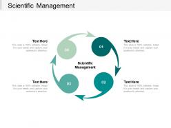 Scientific management ppt powerpoint presentation professional diagrams cpb