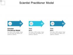 Scientist practitioner model ppt powerpoint presentation gallery backgrounds cpb