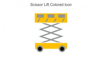 Scissor Lift Colored Icon In Powerpoint Pptx Png And Editable Eps Format