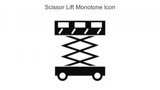 Scissor Lift Monotone Icon In Powerpoint Pptx Png And Editable Eps Format
