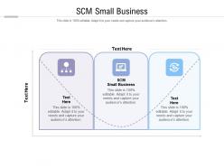 Scm small business ppt powerpoint presentation professional demonstration cpb