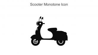 Scooter Monotone Icon In Powerpoint Pptx Png And Editable Eps Format