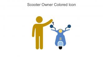 Scooter Owner Colored Icon In Powerpoint Pptx Png And Editable Eps Format