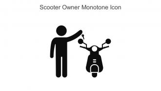 Scooter Owner Monotone Icon In Powerpoint Pptx Png And Editable Eps Format