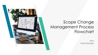 Scope Change Management Process Flowchart PPT Outline AT