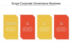 Scope corporate governance business ppt powerpoint presentation professional smartart cpb