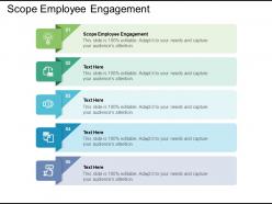 Scope employee engagement ppt powerpoint presentation gallery sample cpb
