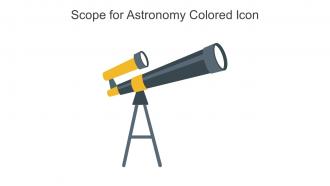 Scope For Astronomy Colored Icon In Powerpoint Pptx Png And Editable Eps Format