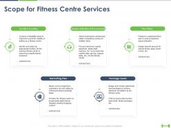Scope for fitness centre services ppt powerpoint presentation professional