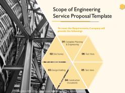 Scope of engineering service proposal template ppt powerpoint presentation show