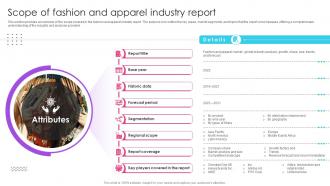 Scope Of Fashion And Apparel Industry Report Fashion And Apparel Industry Report IR SS